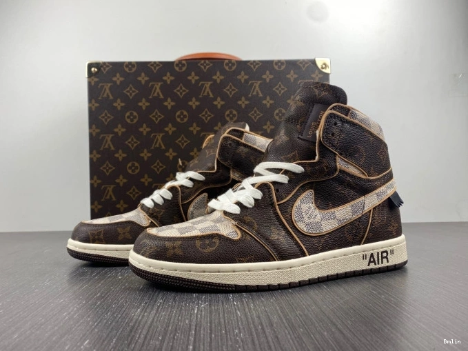 Bmlin shoes LV 1 OFF-WHITE Air Jordan x 0808